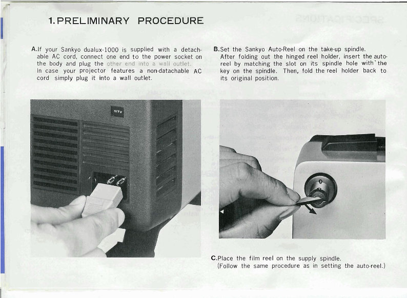 SANKYO DUALUX 1000 PROJECTOR preview img 8