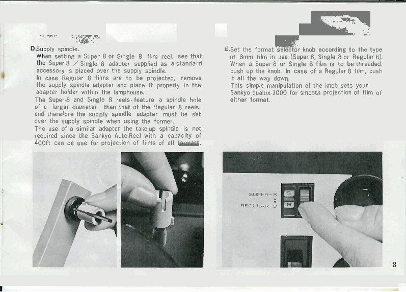 SANKYO DUALUX 1000 PROJECTOR preview img 9