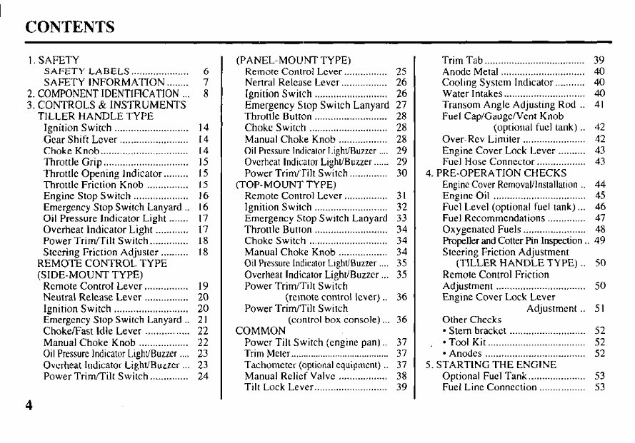 HONDA BF90A BF90 OUTBOARD OWNER Owners Manual preview img 6