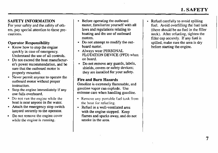 HONDA BF90A BF90 OUTBOARD OWNER Owners Manual preview img 9