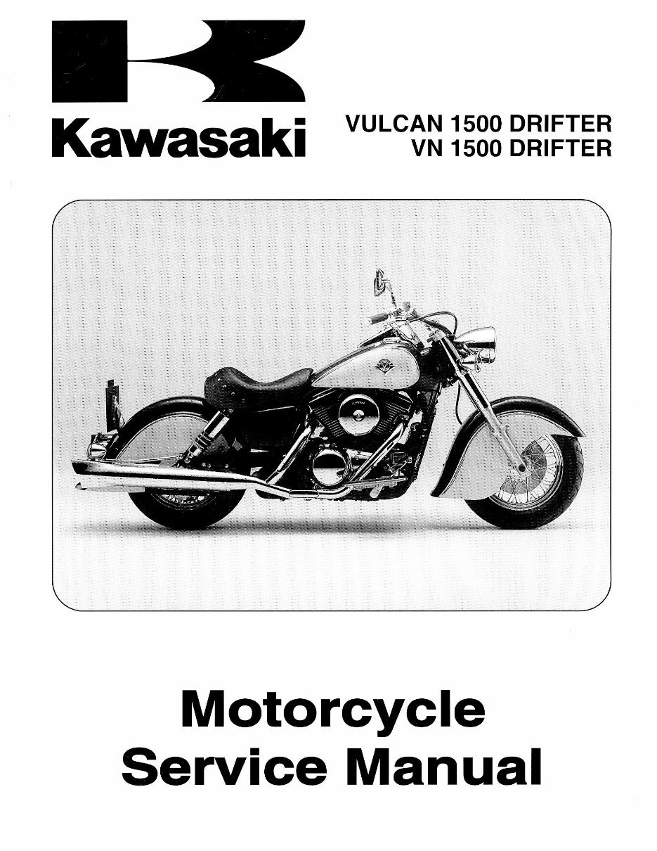 Kawasaki Vulcan 1500 VN1500 Drifter Service Manual 1999 2000 preview img 1