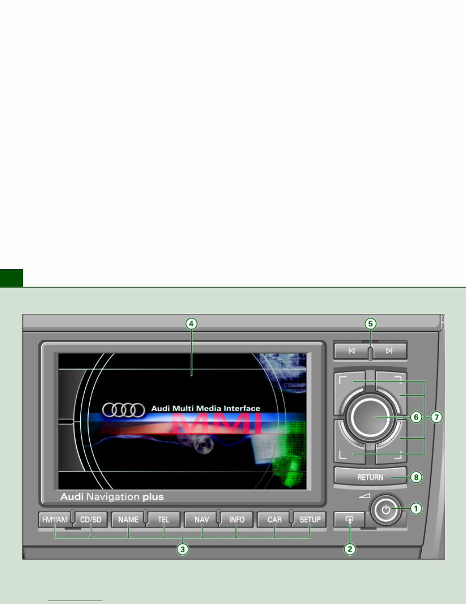 Audi RNS-E navigation system plus owners manual preview img 10