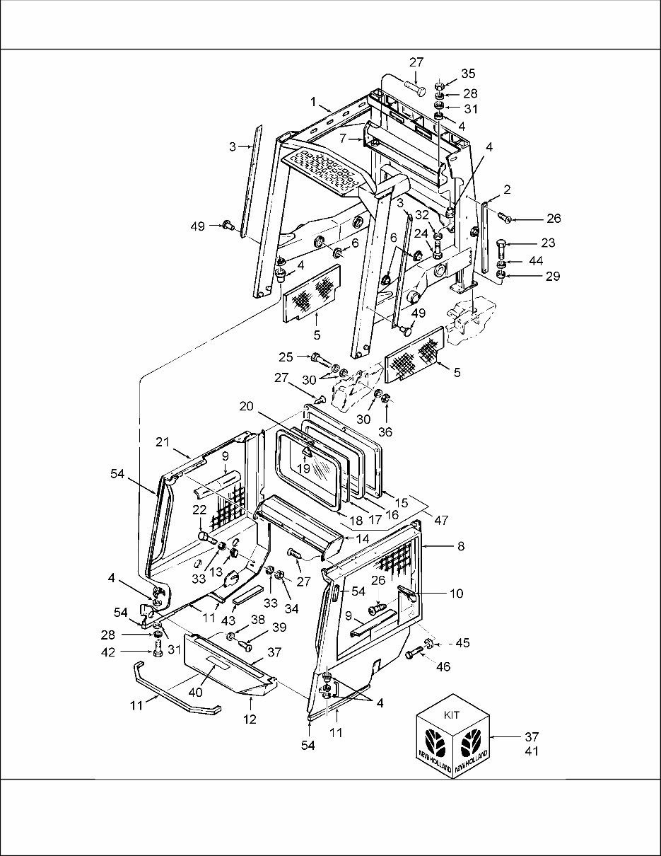 NEW HOLLand LX565 Skid Steer Loader ILLUSTRATED Parts LIST Manual preview img 6