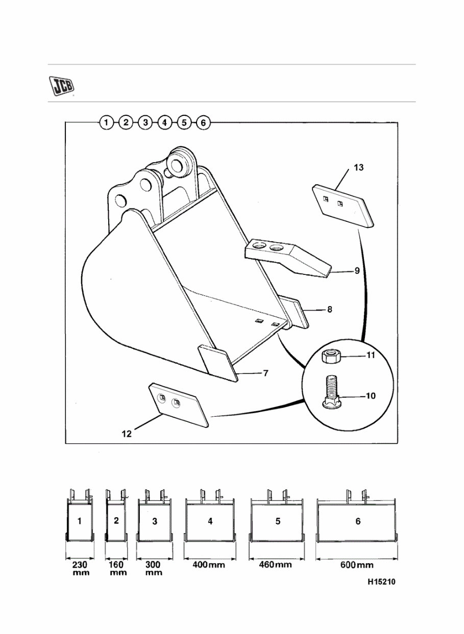 JCB 8014 MINI Crawler Excavator Parts Catalogue Manual (SN: 01156000-01156999, 01282000-01283999, 01319000-01324999, 01392500-01 preview img 1