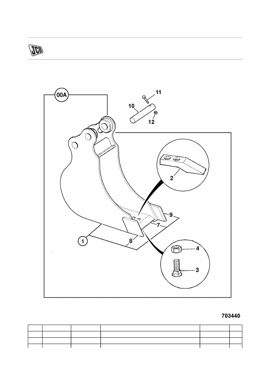 JCB 8014 MINI Crawler Excavator Parts Catalogue Manual (SN: 01156000-01156999, 01282000-01283999, 01319000-01324999, 01392500-01 preview img 7