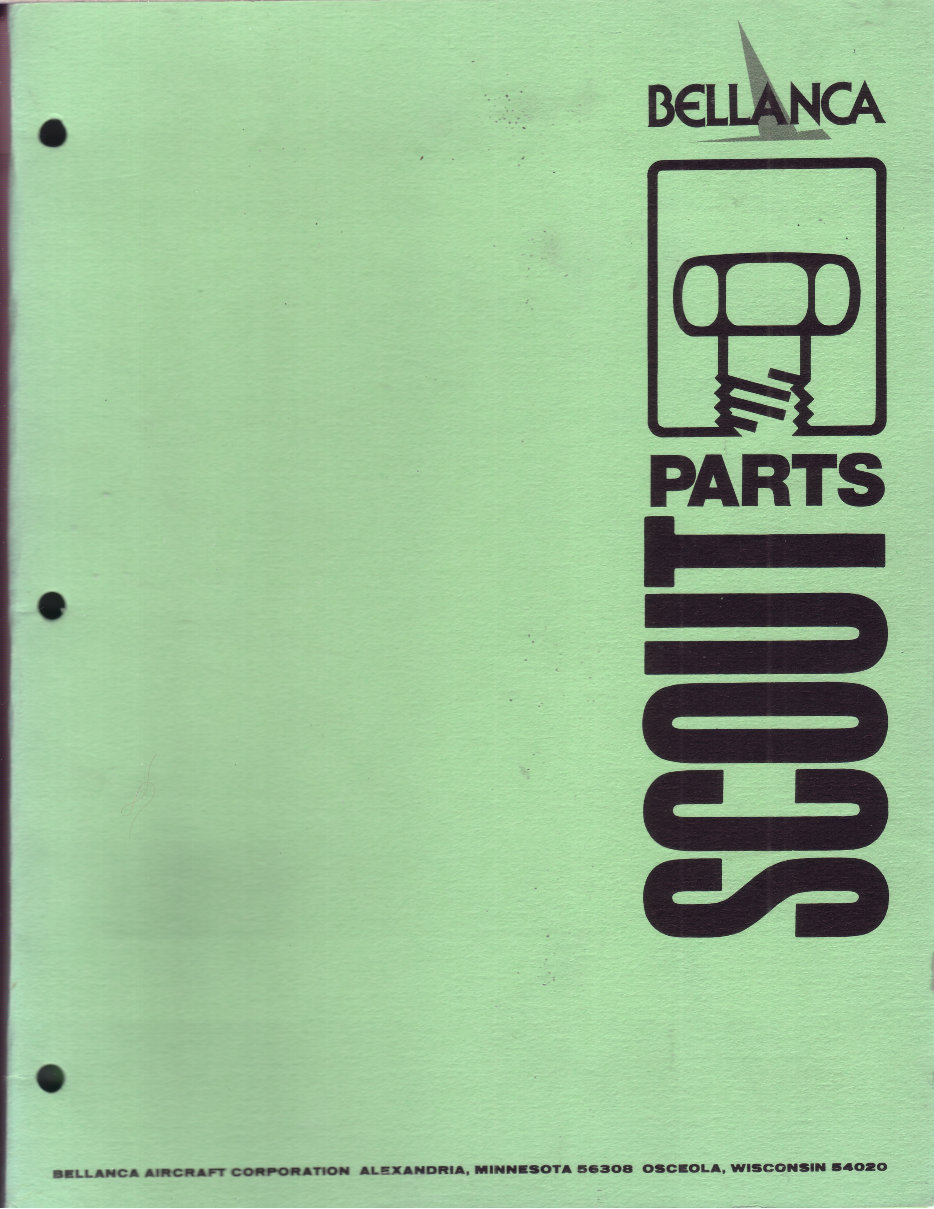 Bellanca Scout Aircraft IPC Parts Manual 8GCBC preview img 1
