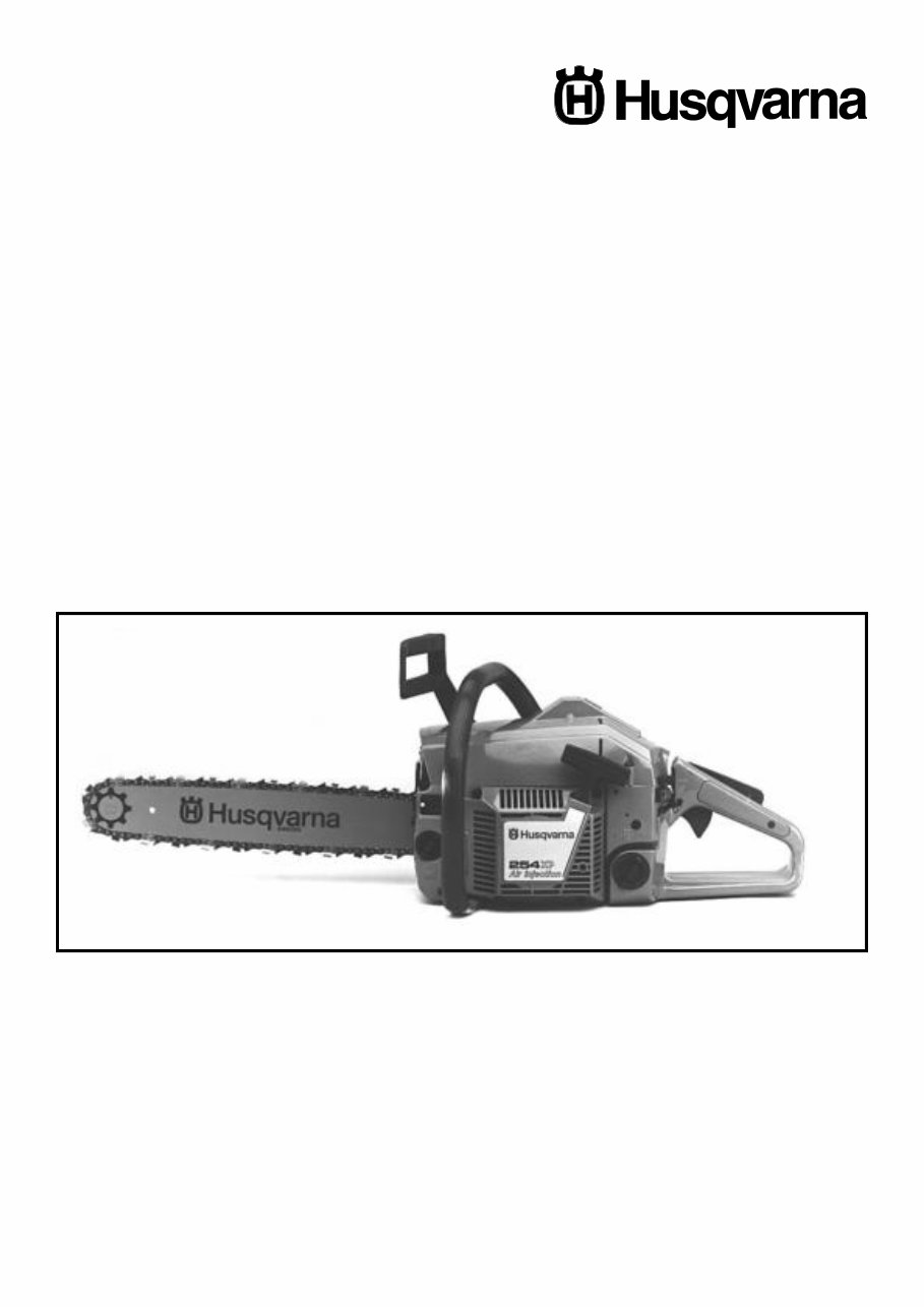 Husqvarna 154 254 Chainsaw Service Repair Manual preview img 1