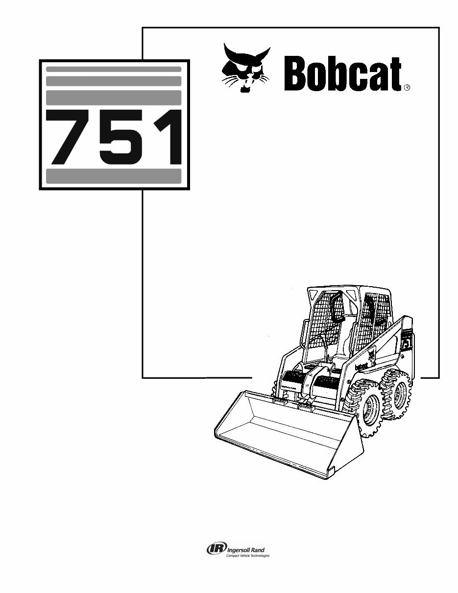 Bobcat 751 Loader Factory Service & Work Shop Manual preview img 1