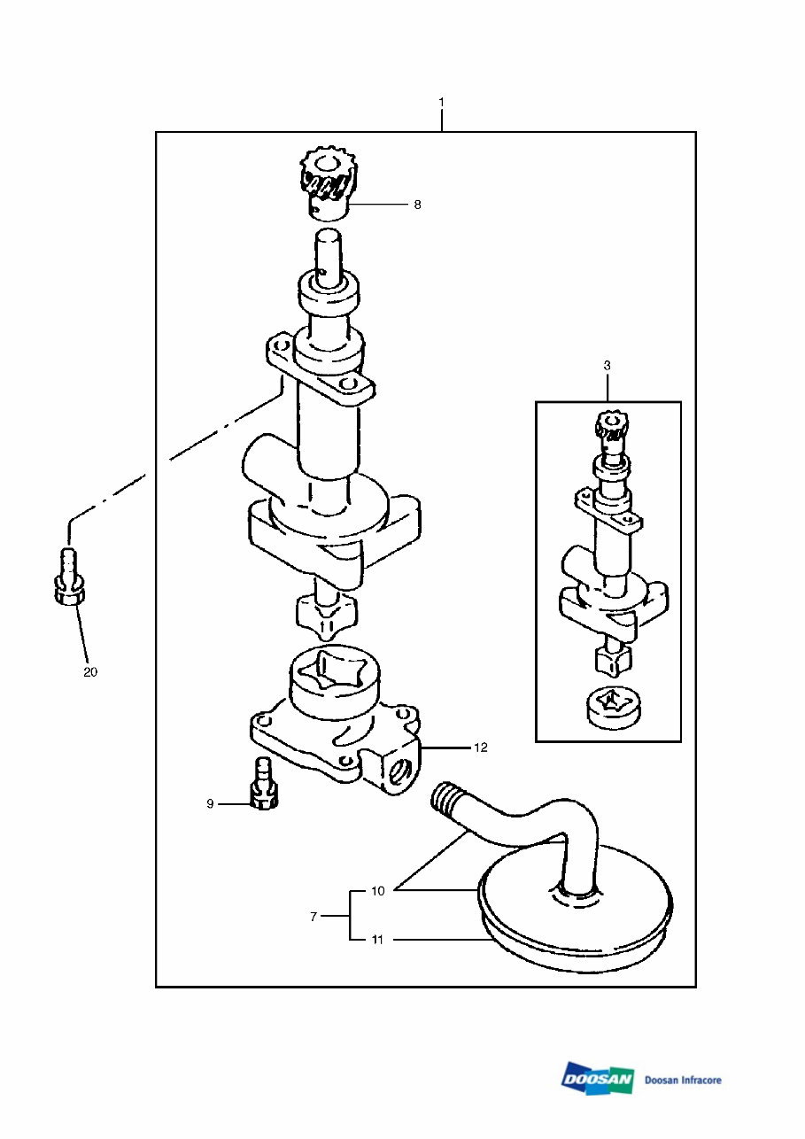 DAEWOO DOOSAN SOLAR 55 Mini Crawler Excavator Service Parts Catalogue Manual preview img 10