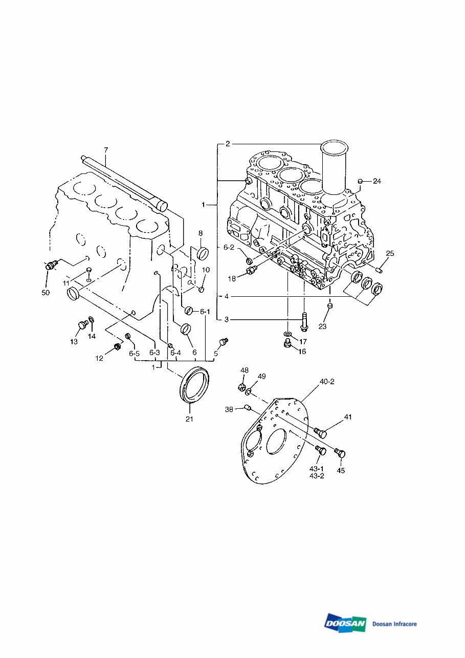 DAEWOO DOOSAN SOLAR 55 Mini Crawler Excavator Service Parts Catalogue Manual preview img 3