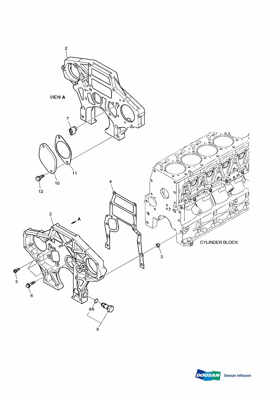 DAEWOO DOOSAN DL250-3 WHEELED Loader Service Parts Catalogue Manual preview img 3