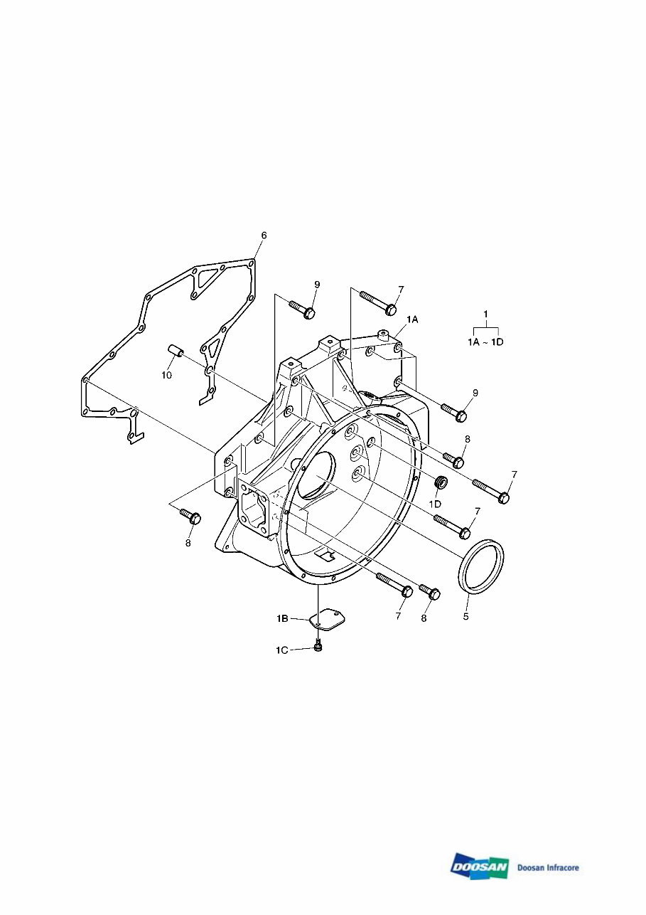 DAEWOO DOOSAN DL250-3 WHEELED Loader Service Parts Catalogue Manual preview img 5