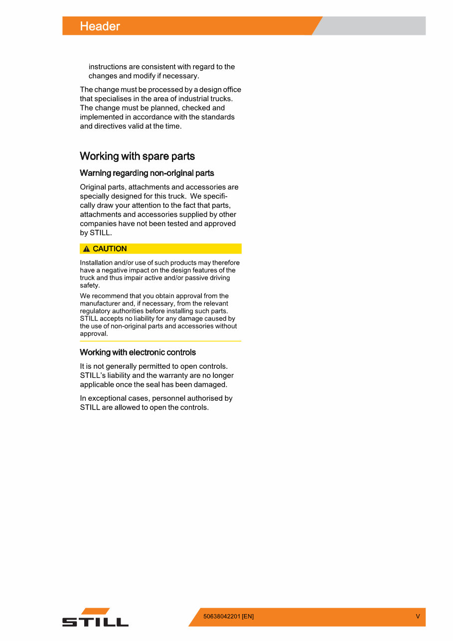 Still Electric Forklift Truck Type RX20-15, RX20-16, RX20-18, RX20-20: R6210, R6211, R6212, R6213, R6214, R6215, R6216, R6217 Op preview img 7