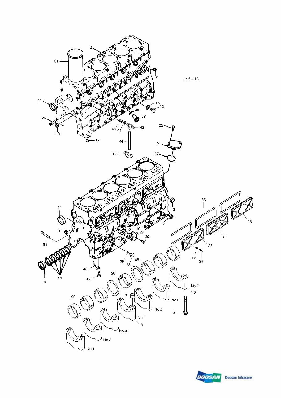 DAEWOO DOOSAN MEGA 200- Wheeled Loader Service Parts Catalogue Manual preview img 1