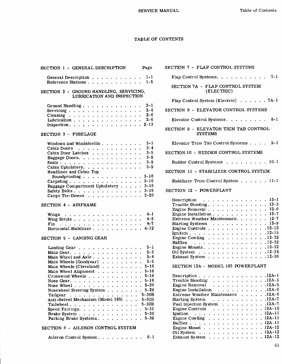 Cessna 100 Series (150/172/175/180/182/185) Aircrafts OEM Service & Repair Manual preview img 7