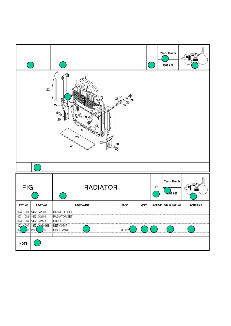 TYM T303 T353 NCEU Parts Catalogue Manual preview img 4