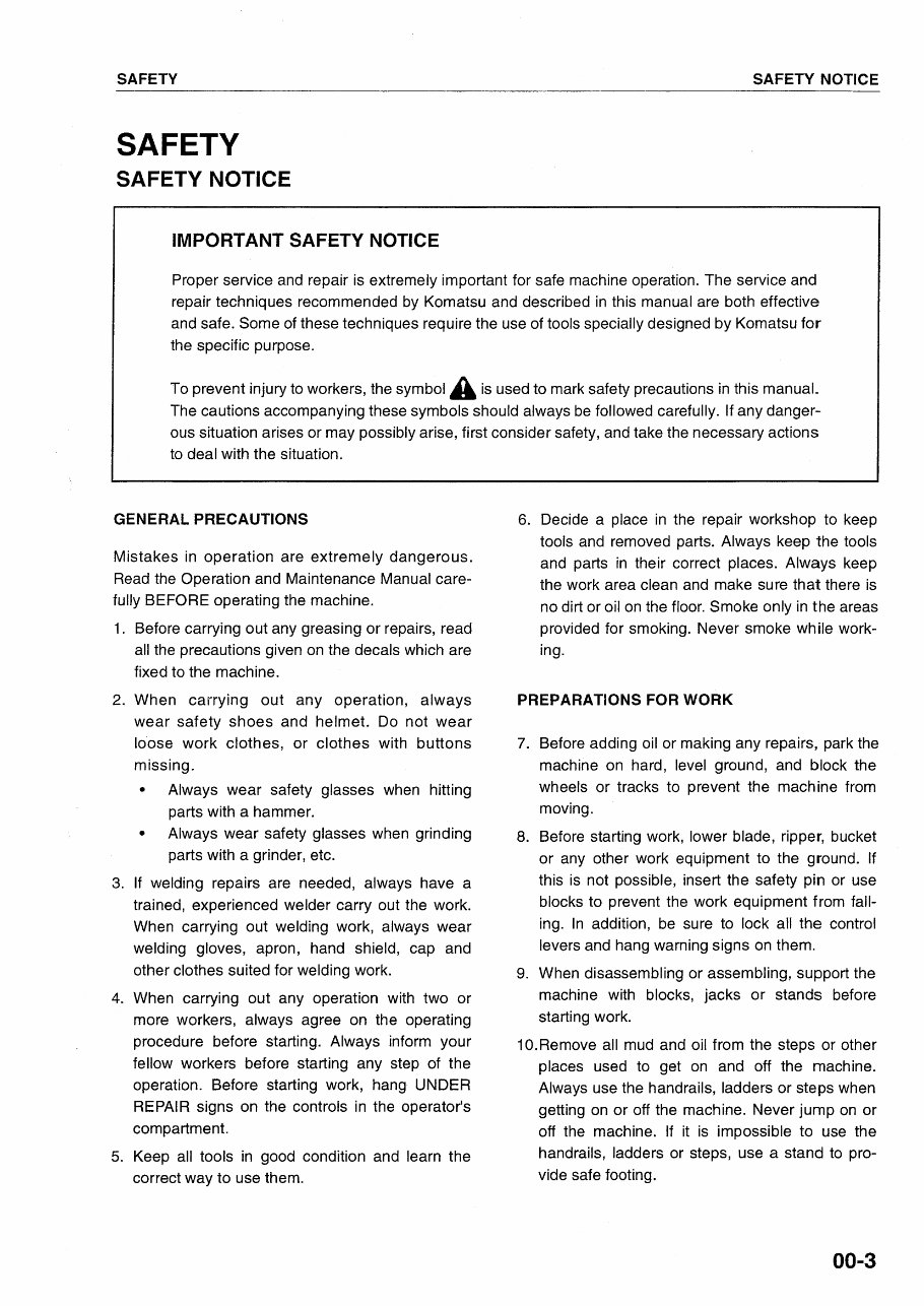  Komatsu D85E-2 D85SS-2 D85ESS-2A Bulldozer Shop Manual preview img 7