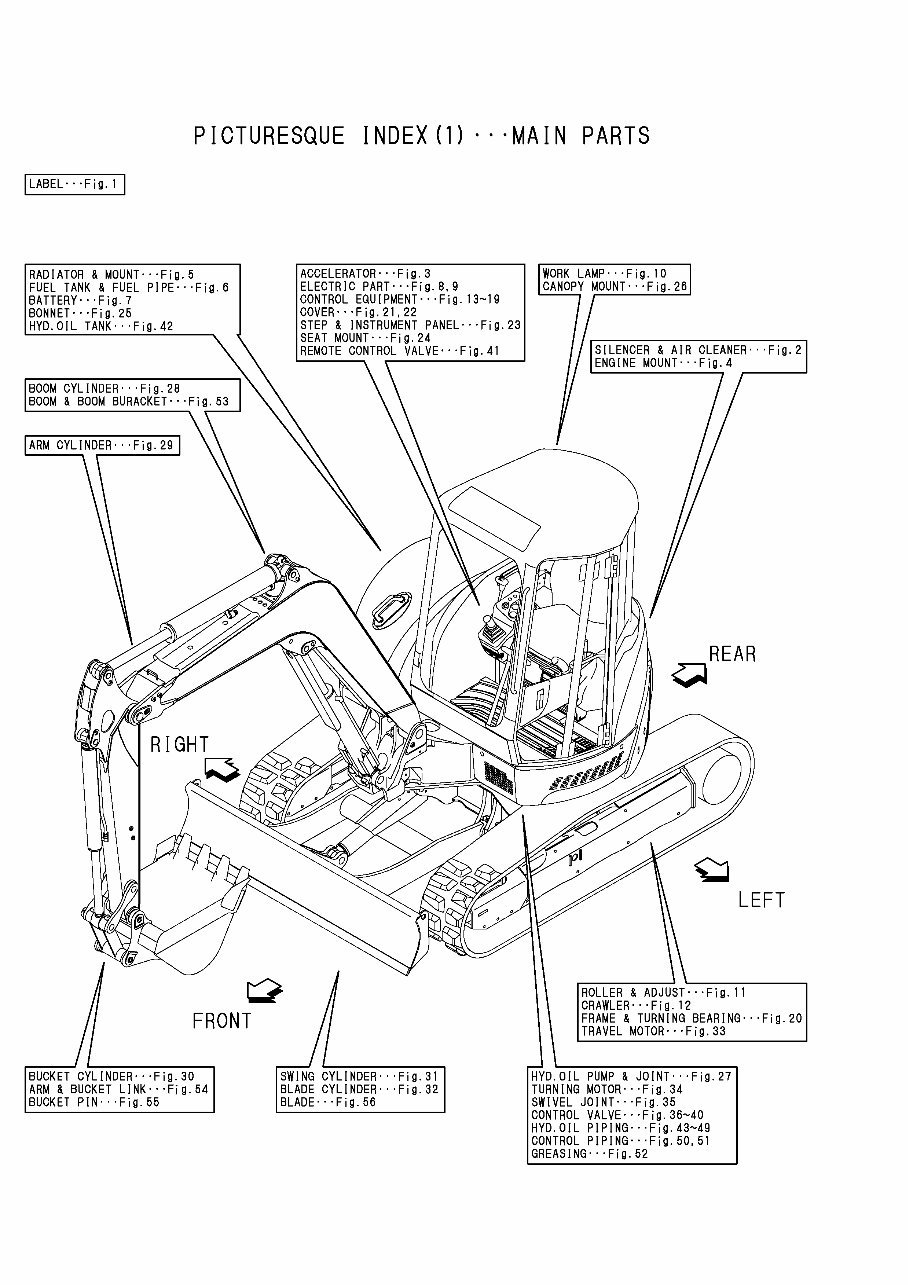 Yanmar Vio55 Crawler Backhoe Parts Catalog Manual preview img 2