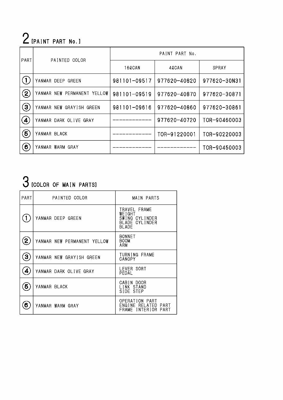 Yanmar Vio55 Crawler Backhoe Parts Catalog Manual preview img 5