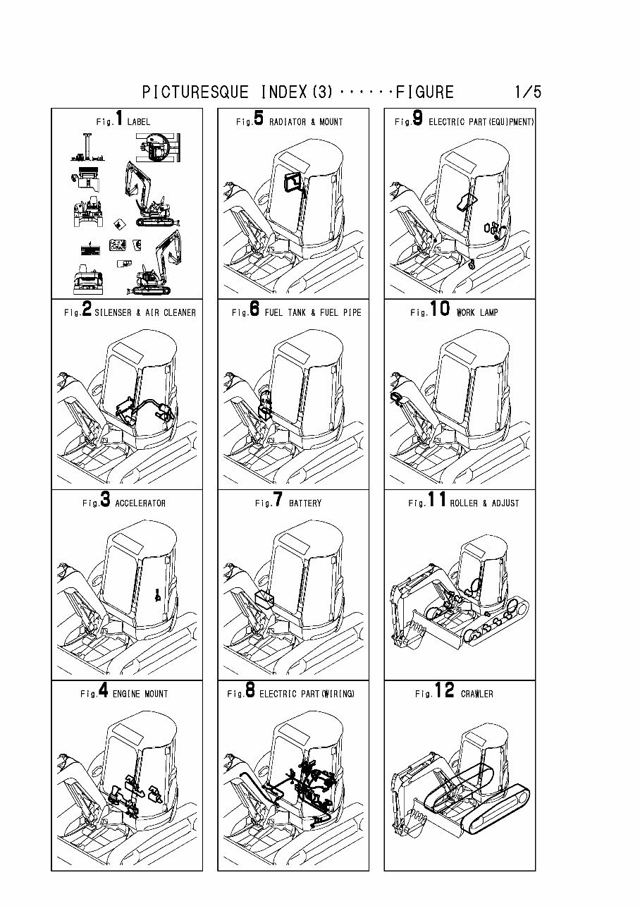 Yanmar Vio55 Crawler Backhoe Parts Catalog Manual preview img 6