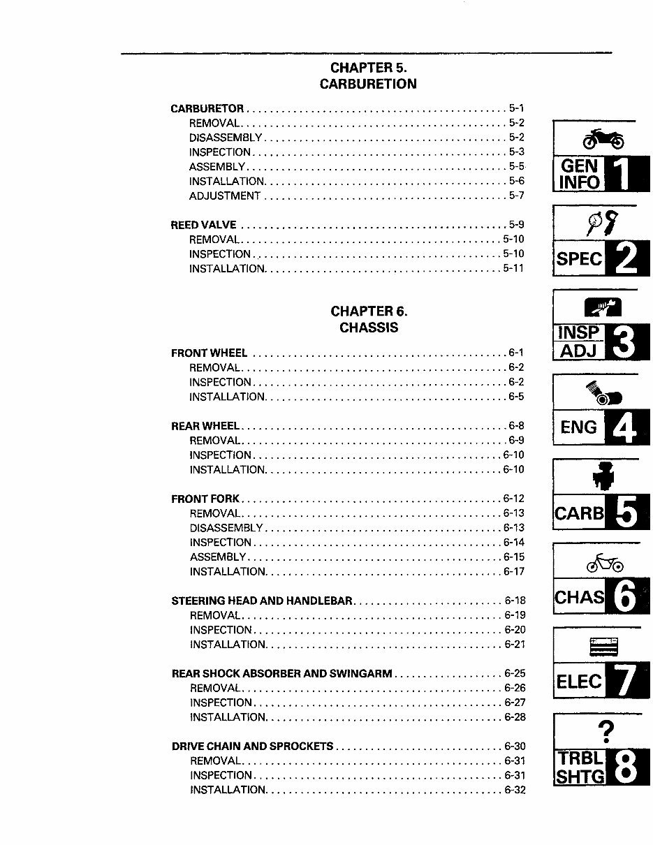 1990-2000 Yamaha RT100 Motorcycle Service & Repair Manual preview img 10