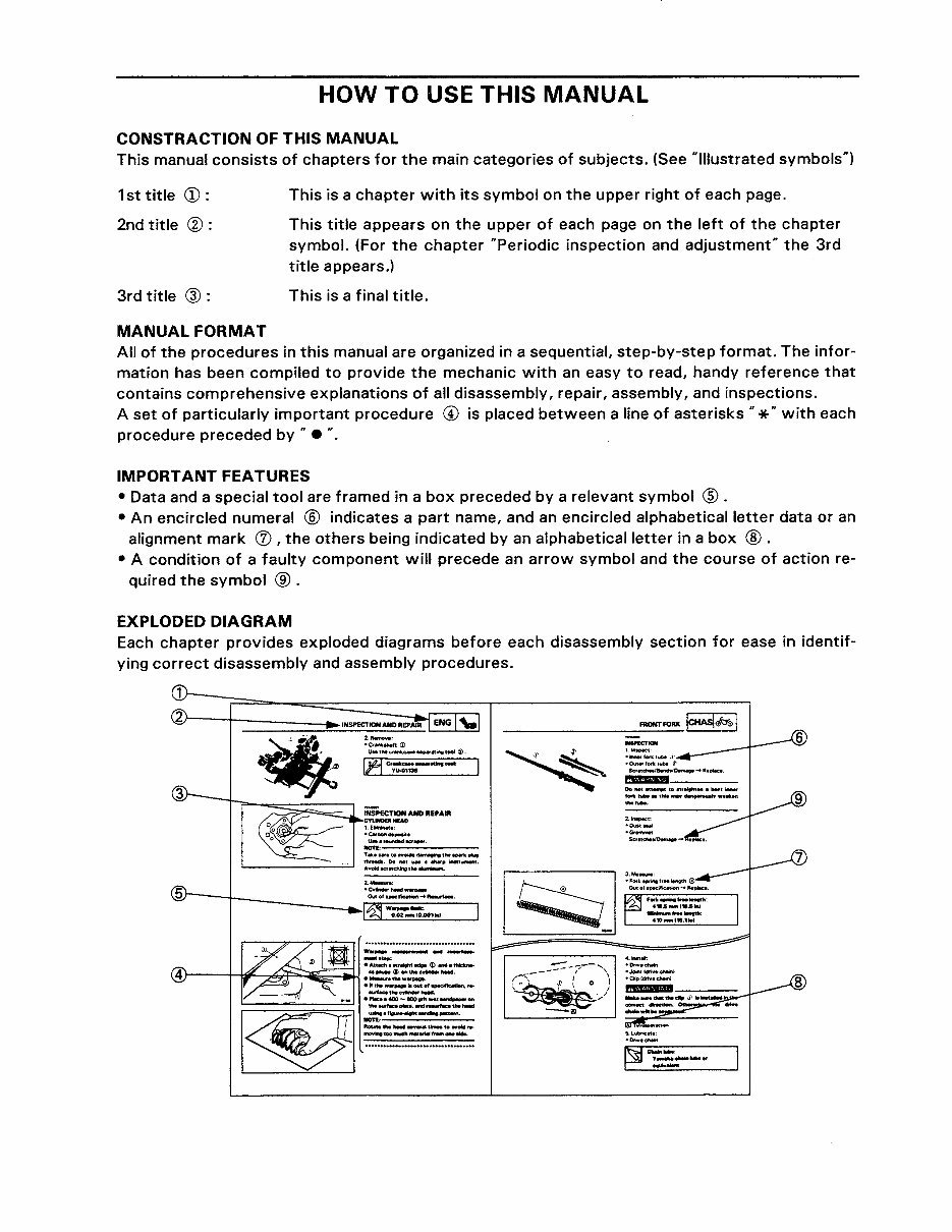 1990-2000 Yamaha RT100 Motorcycle Service & Repair Manual preview img 4