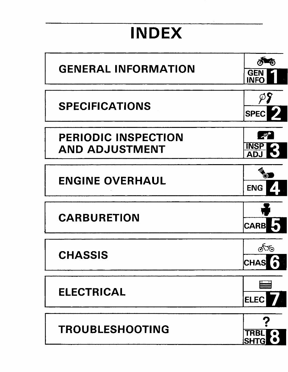1990-2000 Yamaha RT100 Motorcycle Service & Repair Manual preview img 6