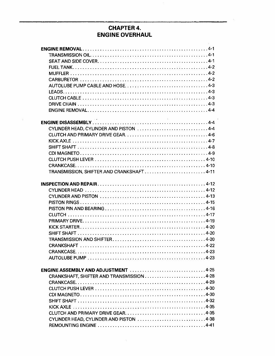 1990-2000 Yamaha RT100 Motorcycle Service & Repair Manual preview img 9