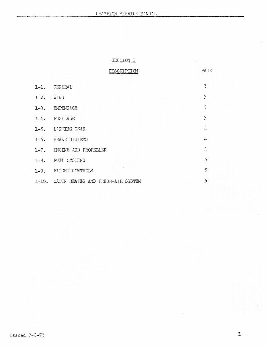 Bellanca Champion Citabria 7ECA, 7GCAA, 7GCBC, 7KCAB Aircraft Complete Workshop Service Repair Manual preview img 5
