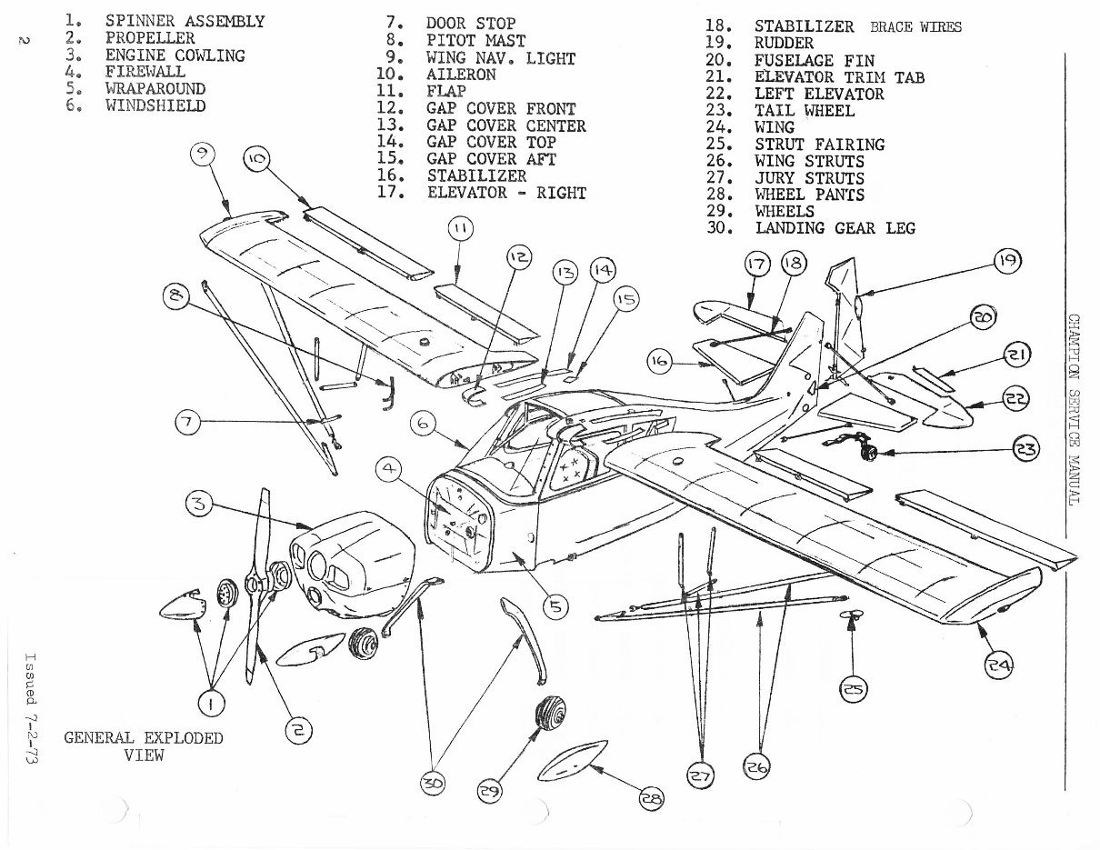 Bellanca Champion Citabria 7ECA, 7GCAA, 7GCBC, 7KCAB Aircraft Complete Workshop Service Repair Manual preview img 6
