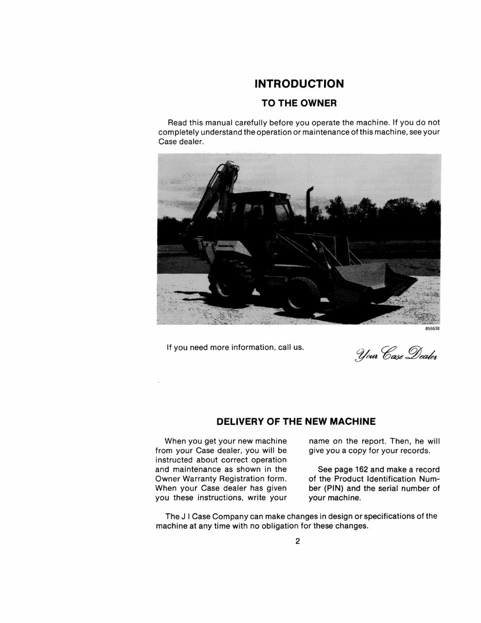 Case 680K Loader Backhoe Operators Owner Instruction Manual - IMPROVED - preview img 4