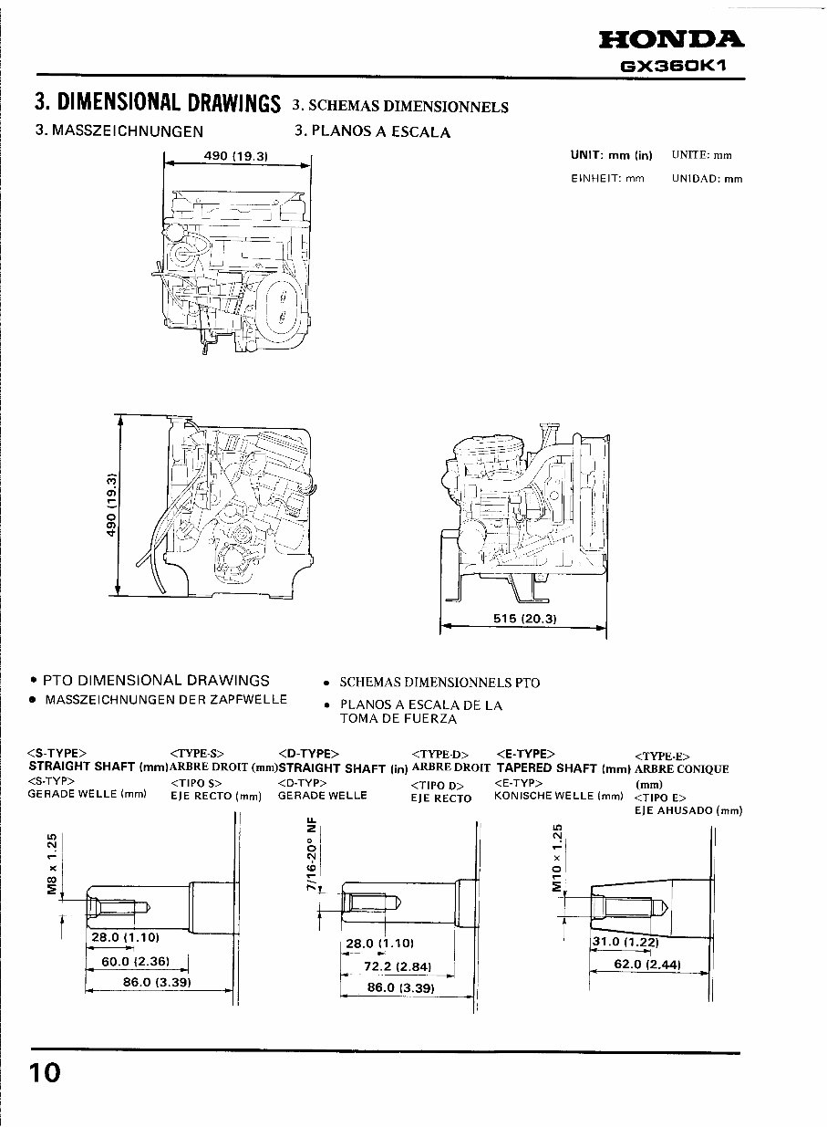 HONDA GX360 HORIZONTAL SHAFT Engine Repair Manual preview img 9