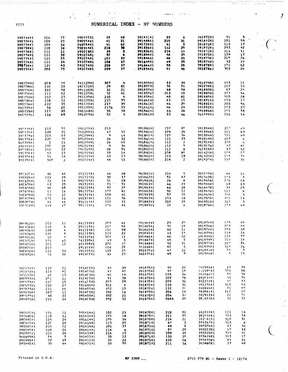 Massey Ferguson MF3366 Bulldozer Loader Parts Catalog Manual preview img 9