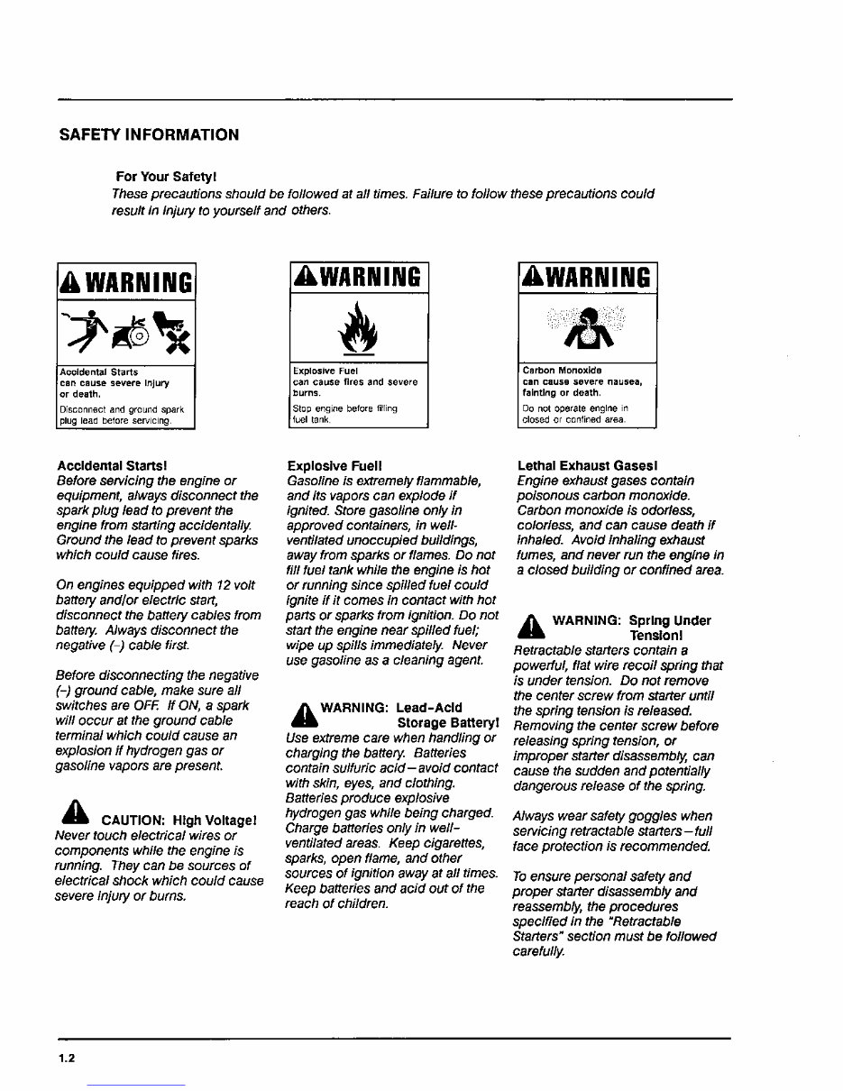 Kohler M8 Engine Full Service Repair Manual preview img 4