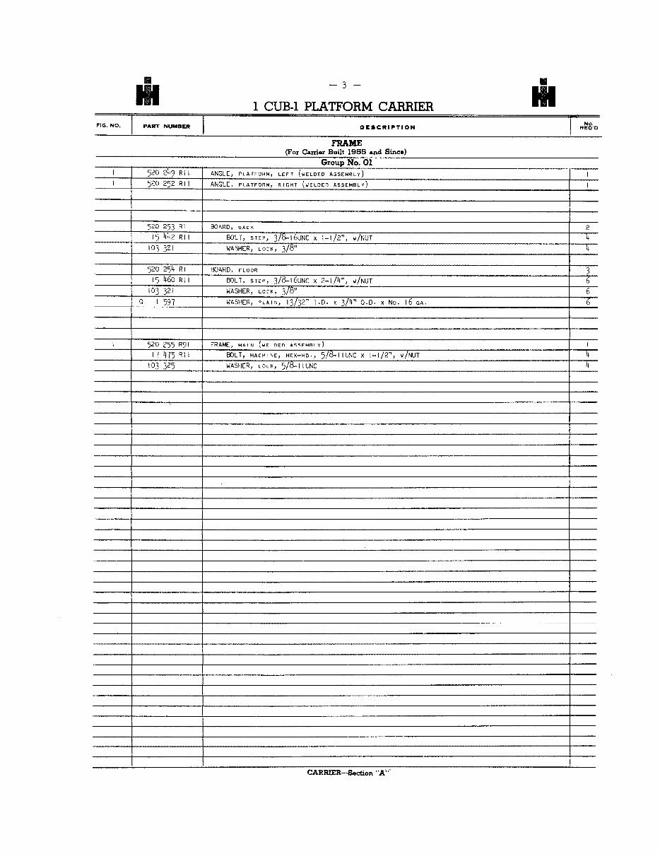 IH McCormick Farm Implements for Farmall Cub Parts Catalog Manual - IMPROVED - preview img 10