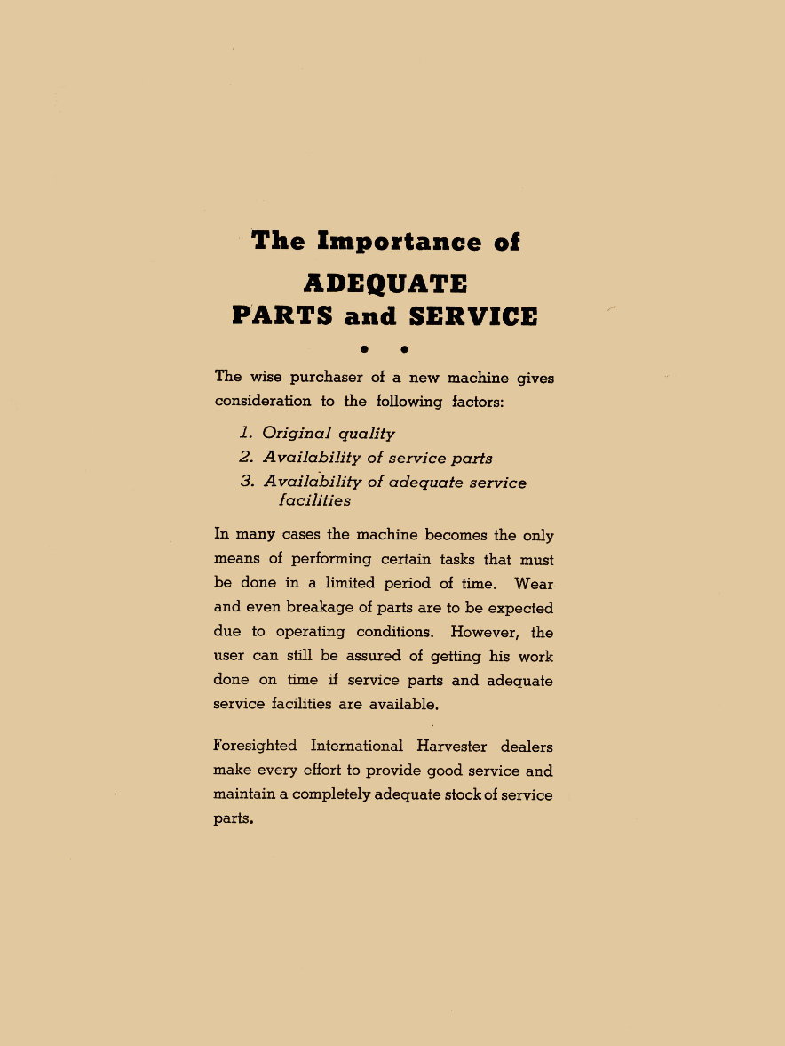 IH McCormick Farm Implements for Farmall Cub Parts Catalog Manual - IMPROVED - preview img 2
