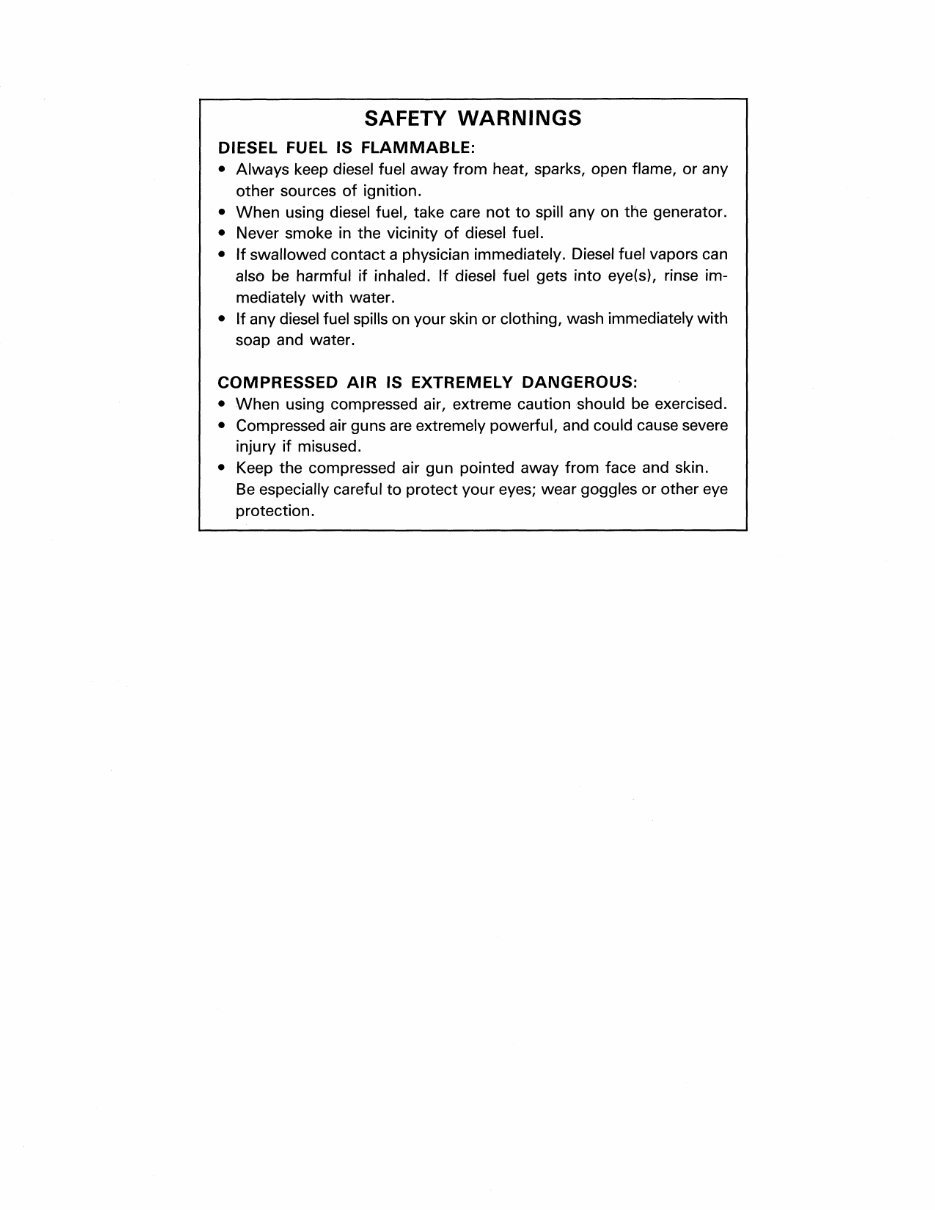 Yamaha EDA 3000 3000DV 4700E 4700DVE 4700T 5000E 5000DVE 5000T Diesel Generator models Service Manual preview img 4