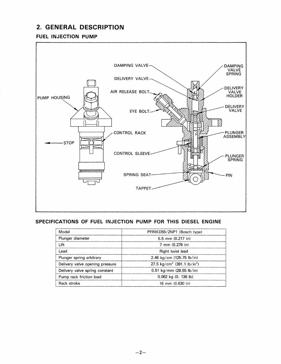 Yamaha EDA 3000 3000DV 4700E 4700DVE 4700T 5000E 5000DVE 5000T Diesel Generator models Service Manual preview img 8