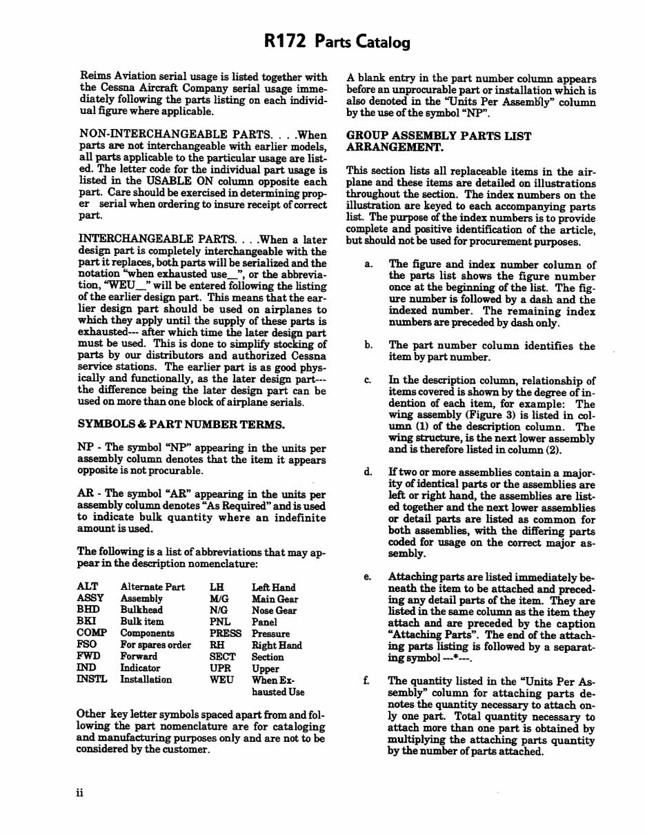 Cessna 172XP R172 IPC parts catalog P698-12 preview img 4
