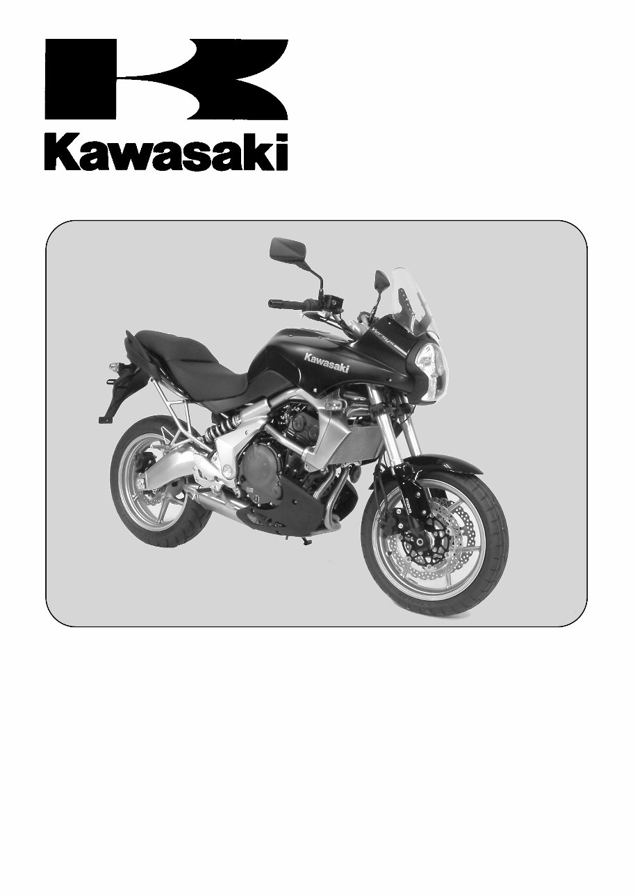 2007-Onwards Kawasaki Versys KLE650 Motorcycle Service & Repair Manual preview img 1