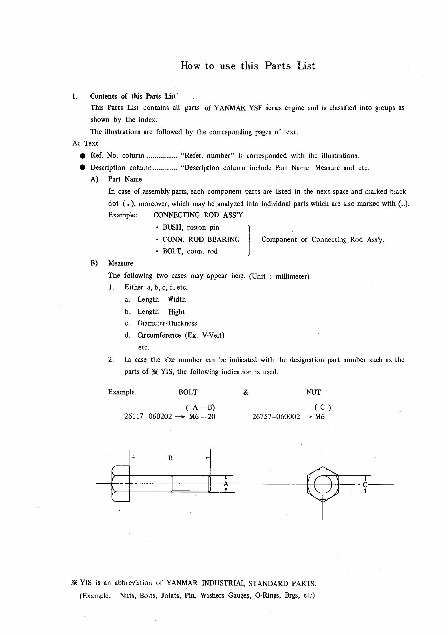 Yanmar YSE YSE8 YSE12 Marine Diesel Engine Master Parts Manual Catalog - IMPROVED - preview img 3