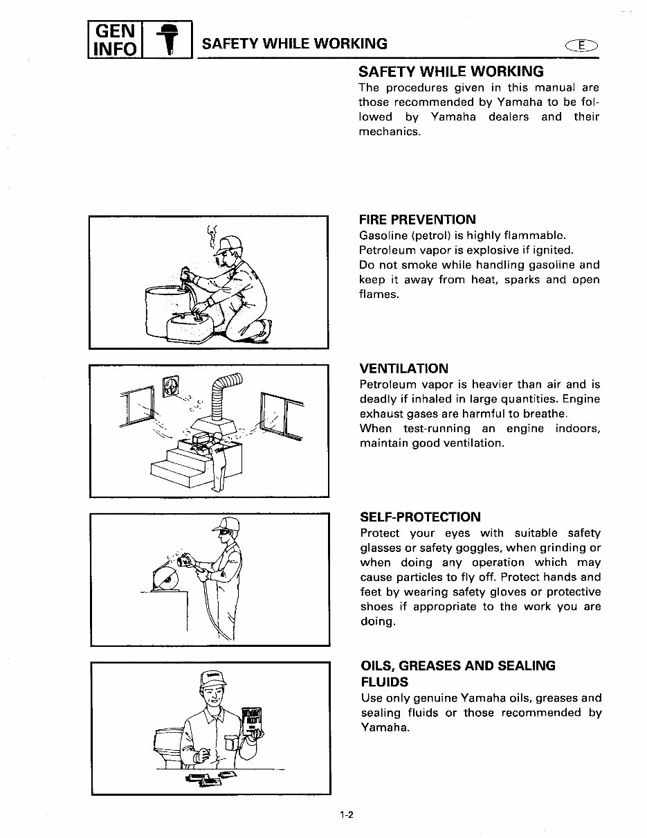1999 Yamaha P150 TLRX Outboard service repair maintenance manual. Factory Service Manual preview img 10