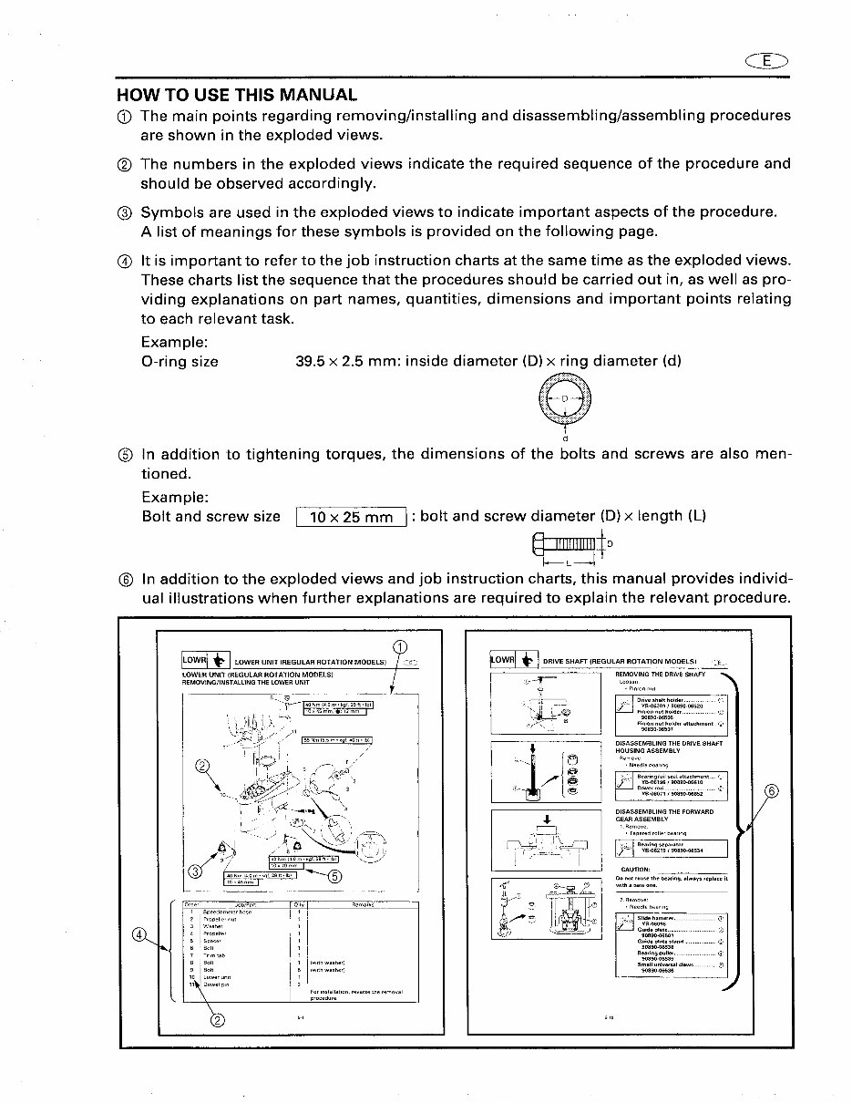 1999 Yamaha P150 TLRX Outboard service repair maintenance manual. Factory Service Manual preview img 5