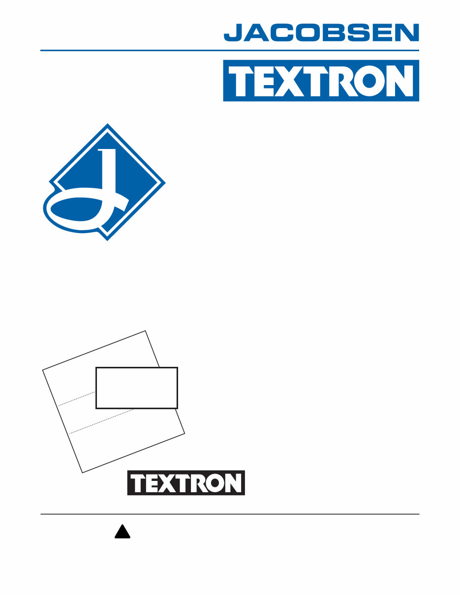 Jacobsen LF-3400 & LF-3800 Repair Service Manual preview img 1