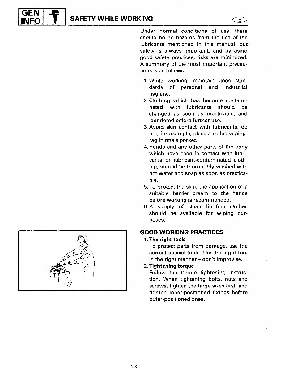 1999 Yamaha 115 TJRX Outboard service repair maintenance manual. Factory preview img 10