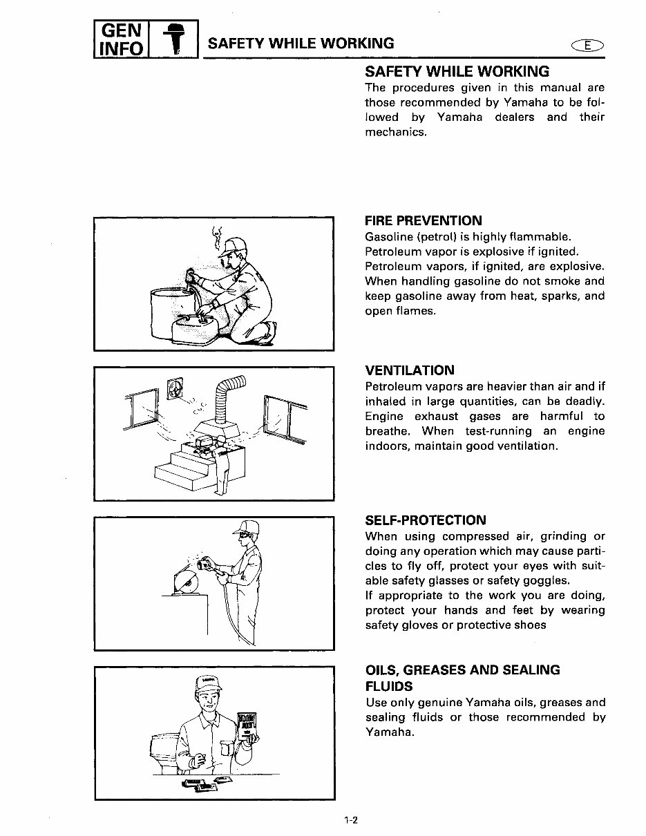 1999 Yamaha 115 TJRX Outboard service repair maintenance manual. Factory preview img 9