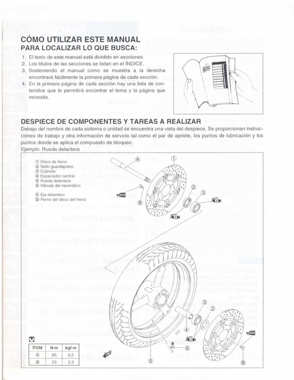 2003-2006 Suzuki SV650/SV650S Motorcycle Workshop Repair Service Manual in Spanish Language - 135mb preview img 2