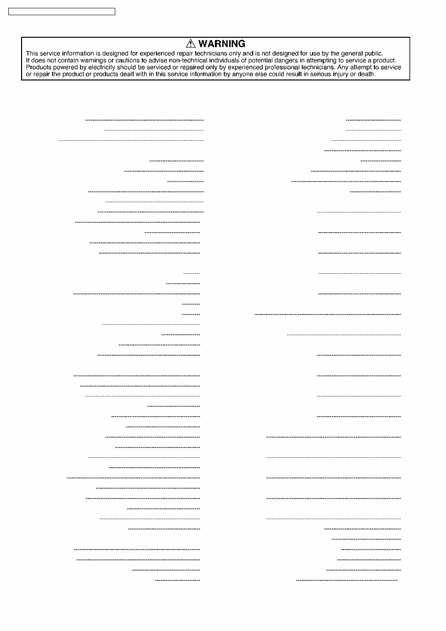 Panasonic DMR-EX98V EX98VEB EX98VEG EX98VEC Service Manual and Repair Guide preview img 2