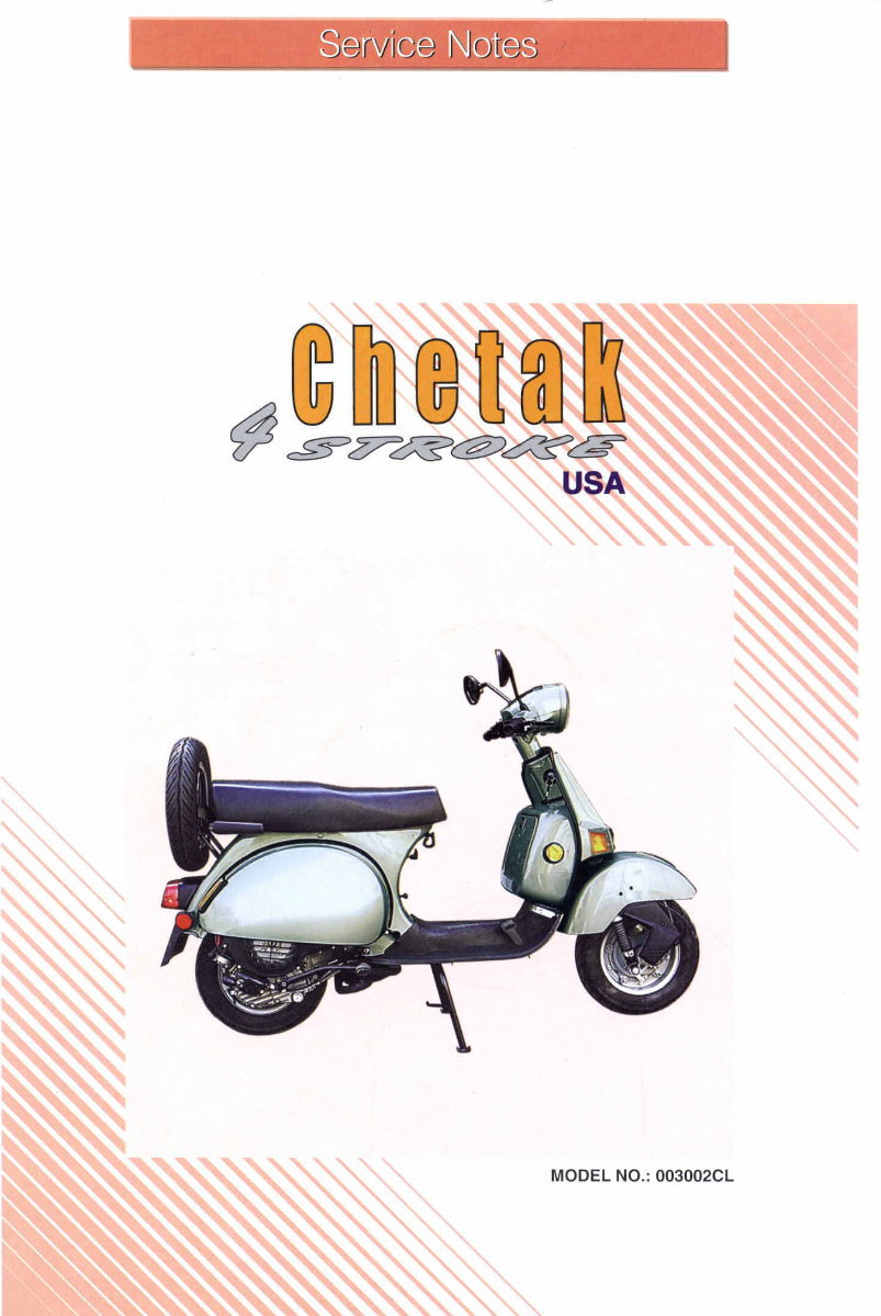 2002 Bajaj Chetak & 2003 Legend Passive Emission Control Diagram Manual preview img 1
