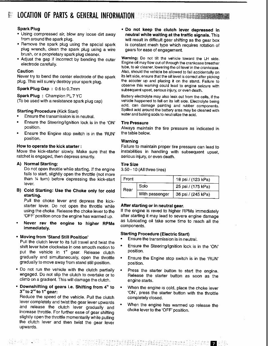 2002 Bajaj Chetak & 2003 Legend Passive Emission Control Diagram Manual preview img 10